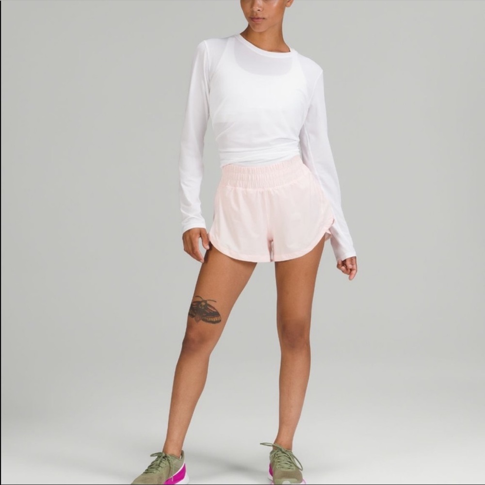 NWT Lululemon Track That HR Short 3” in Strawberry Milkshake
